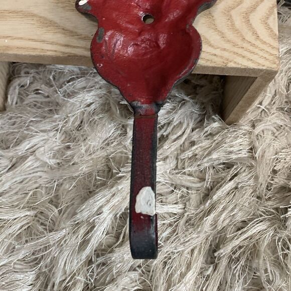 Distressed Style Cast Metal Decorative Wall Hook - Picture 11 of 17